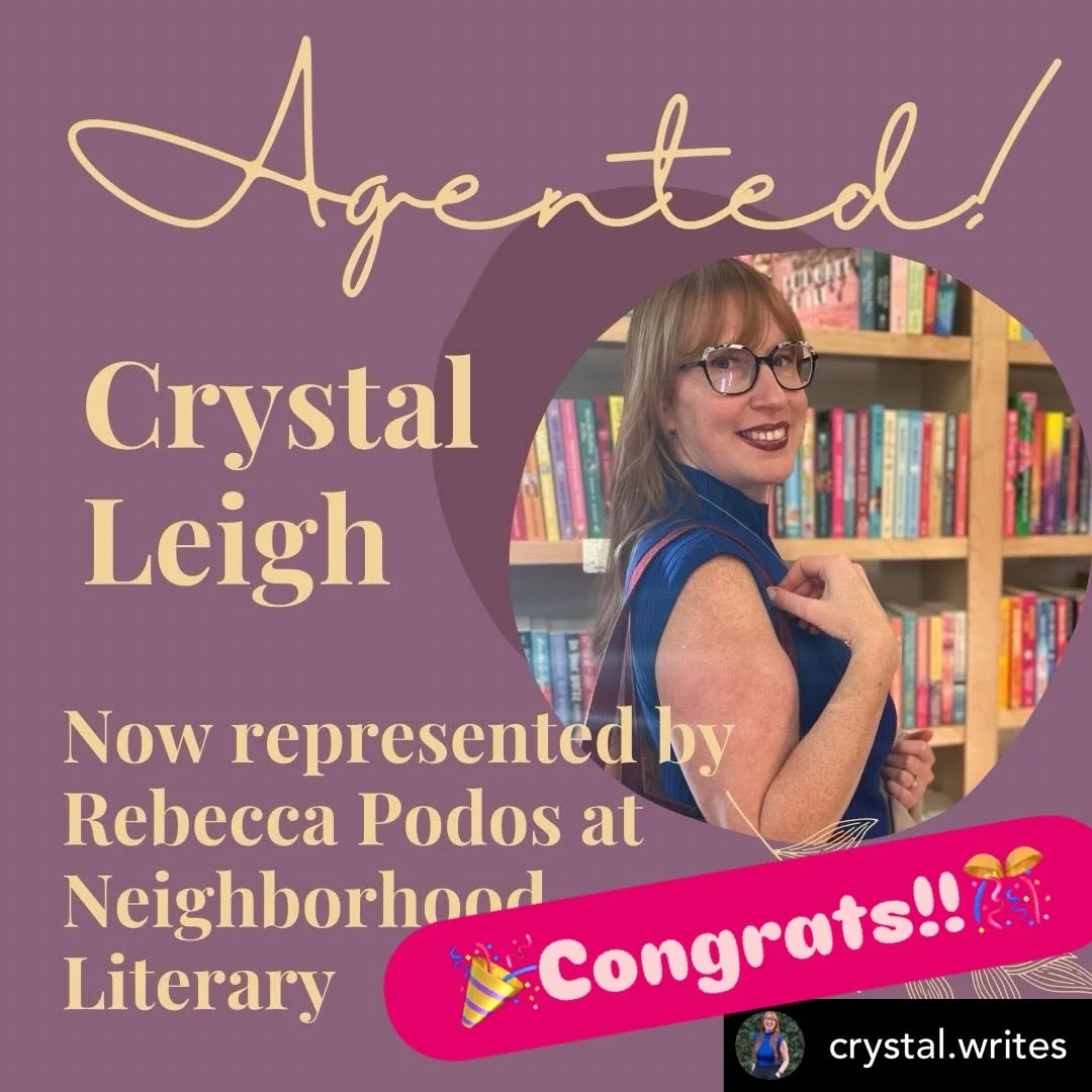 When good things happened to the best people who so deserve it!

I couldn&rsquo;t be more thrilled to share my friend Crystal&rsquo;s post announcing she&rsquo;s now agented! 

I&rsquo;ve beta read this novel in question , and I predict it will go to