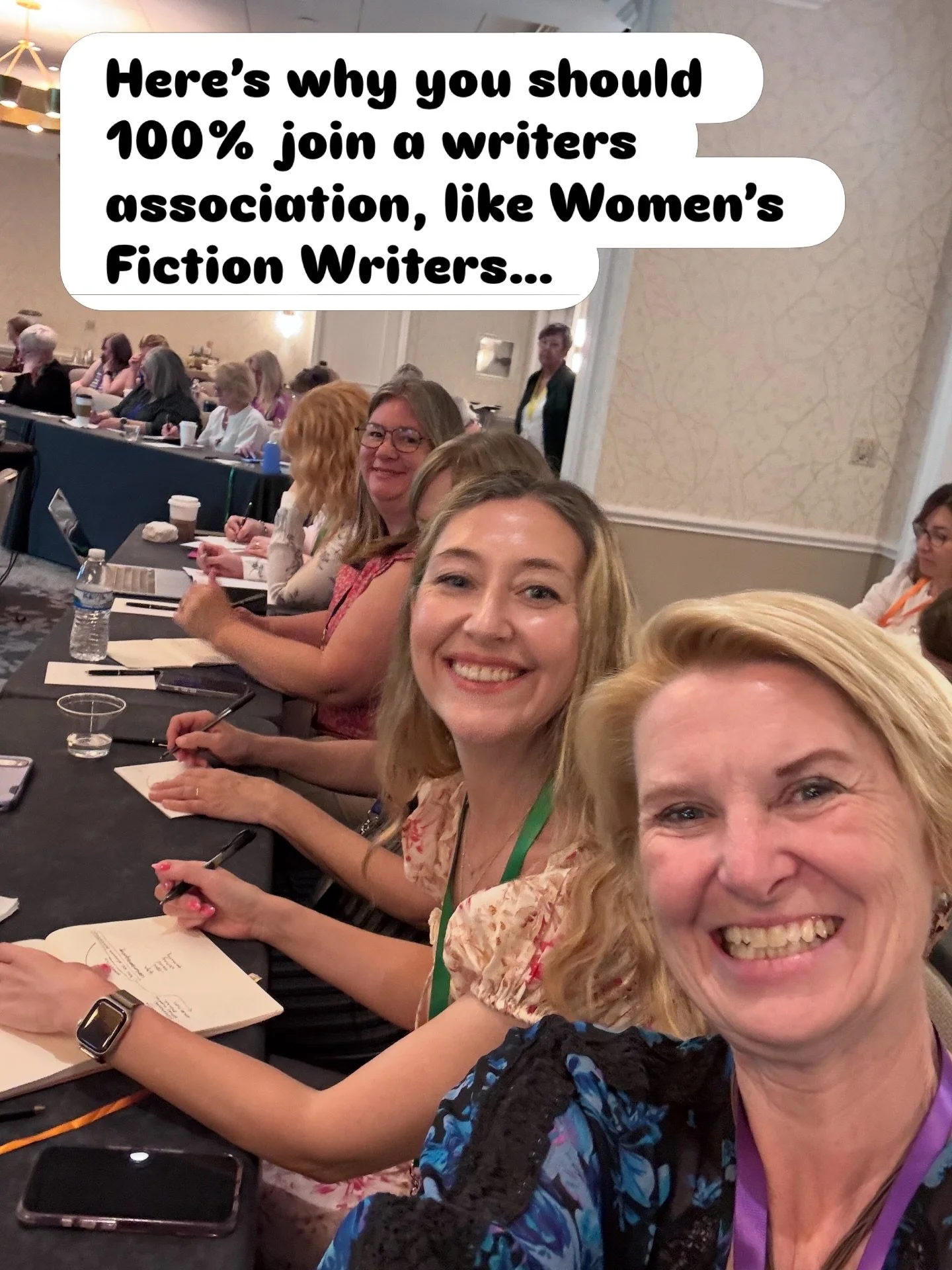 A reminder to make time to find your community (and volunteer if you can), because it&rsquo;ll make all the difference in the journey!

@womensfictionwriters is truly the best deal ever for writers ($62 for a year) given all the free support, resourc