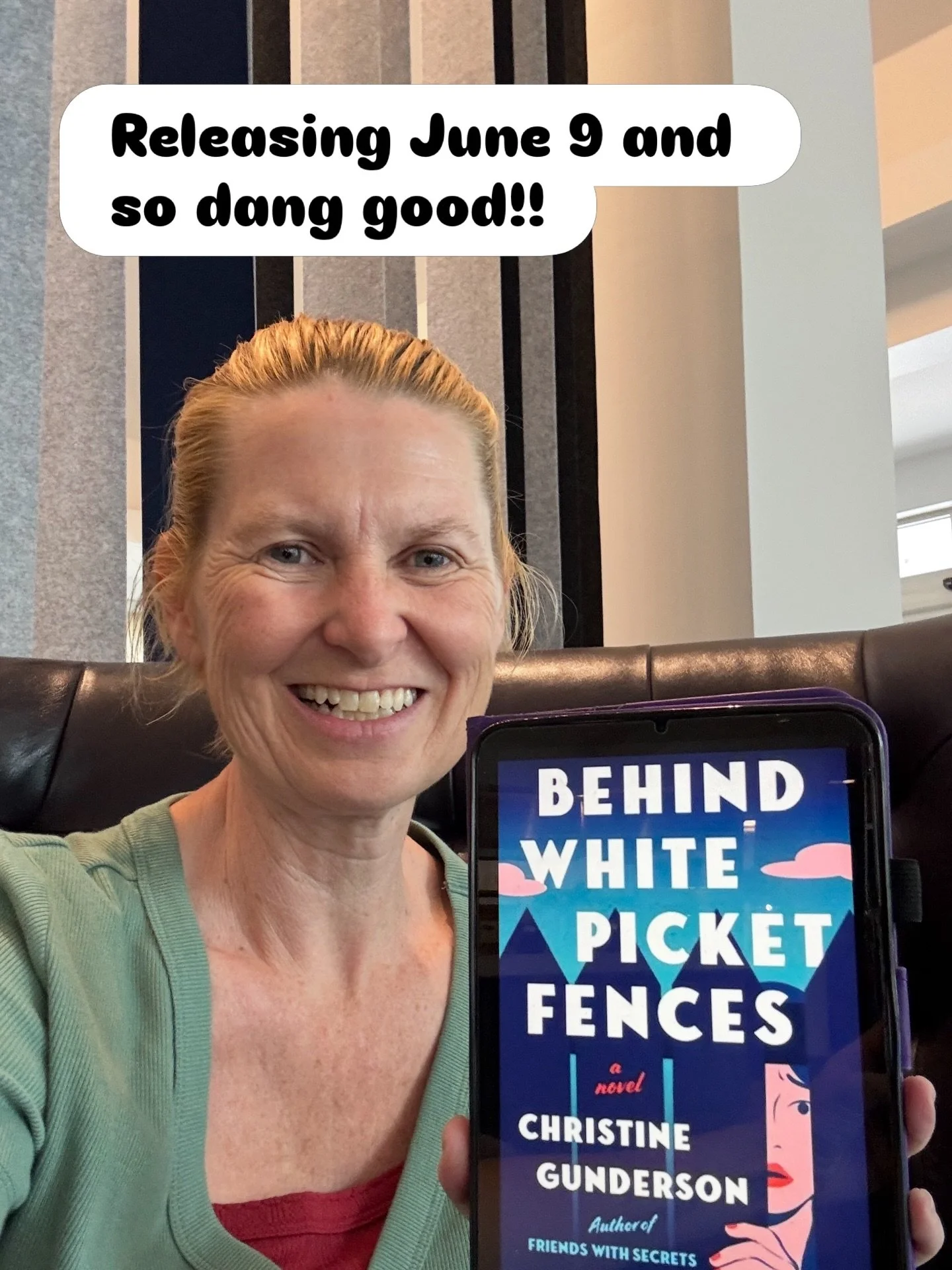 This novel by @gunderchristine comes out soon in early June, and I just loved it! 

If you&rsquo;ve ever sat in a carpool line fantasizing about faking your own death to get out of another weekend travel baseball tournament, this book is for you.

Be
