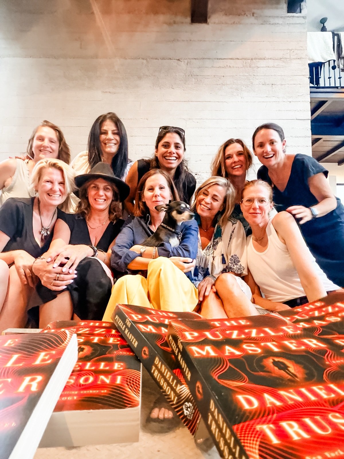 So much fun with La Buena Vida book club in San Miguel last night! (Love these ladies!)

We read The Puzzle Master by local author @danielletrussoni and invited her to come tell us all the fun deets behind her, inspiration! 

But also, don&rsquo;t mi