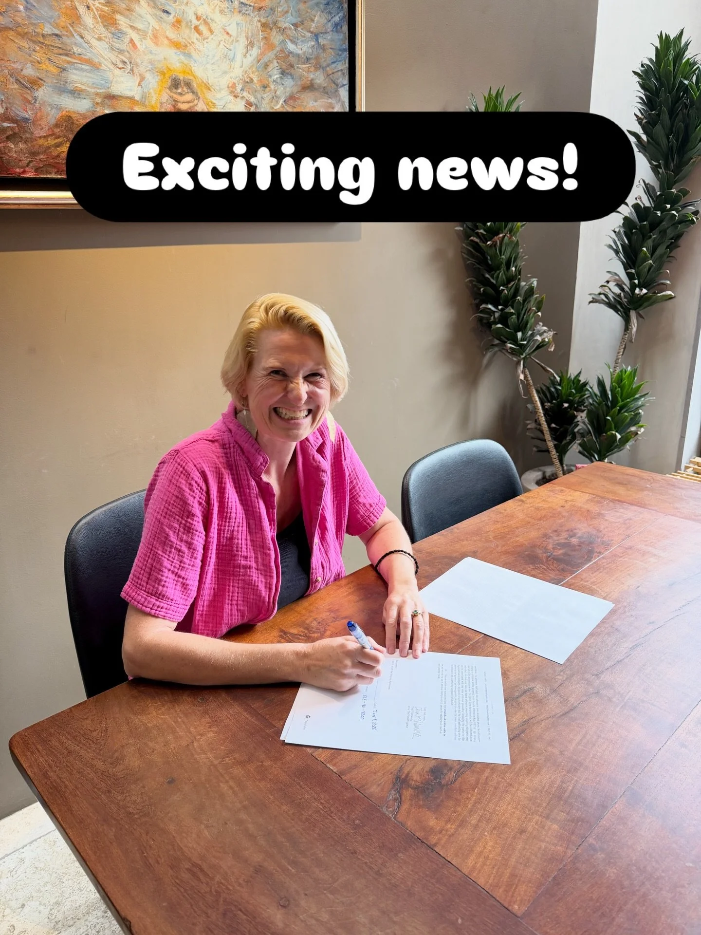 Big writer news!  I&rsquo;m thrilled to share that yesterday I signed with literary agent Tina P. Schwartz, founder of The Purcell Agency @thepurcellagency 

Tina&rsquo;s collaborative style, publisher relationships, and more importantly enthusiasm a