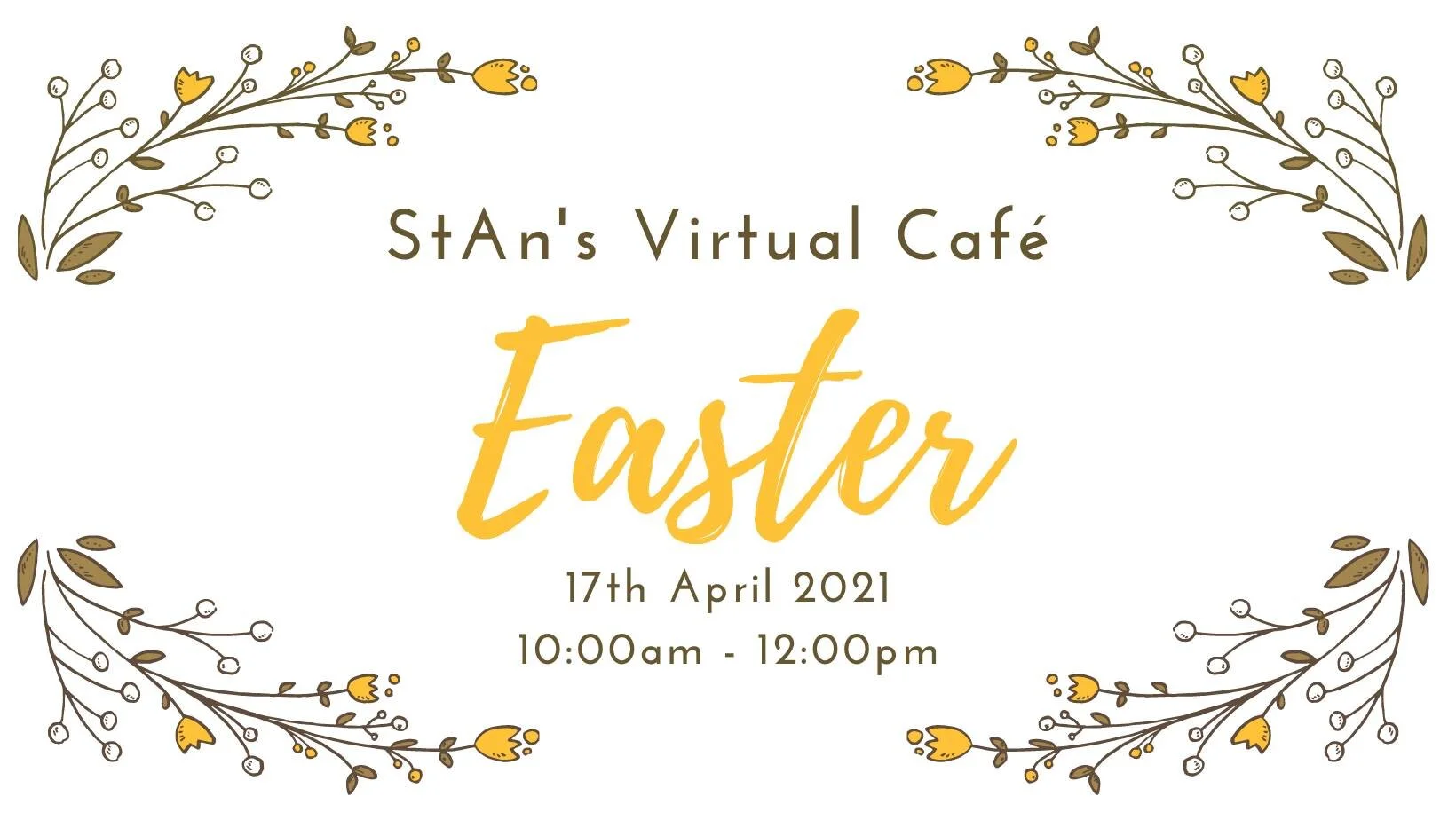 StAn's Virtual Café April - Easter