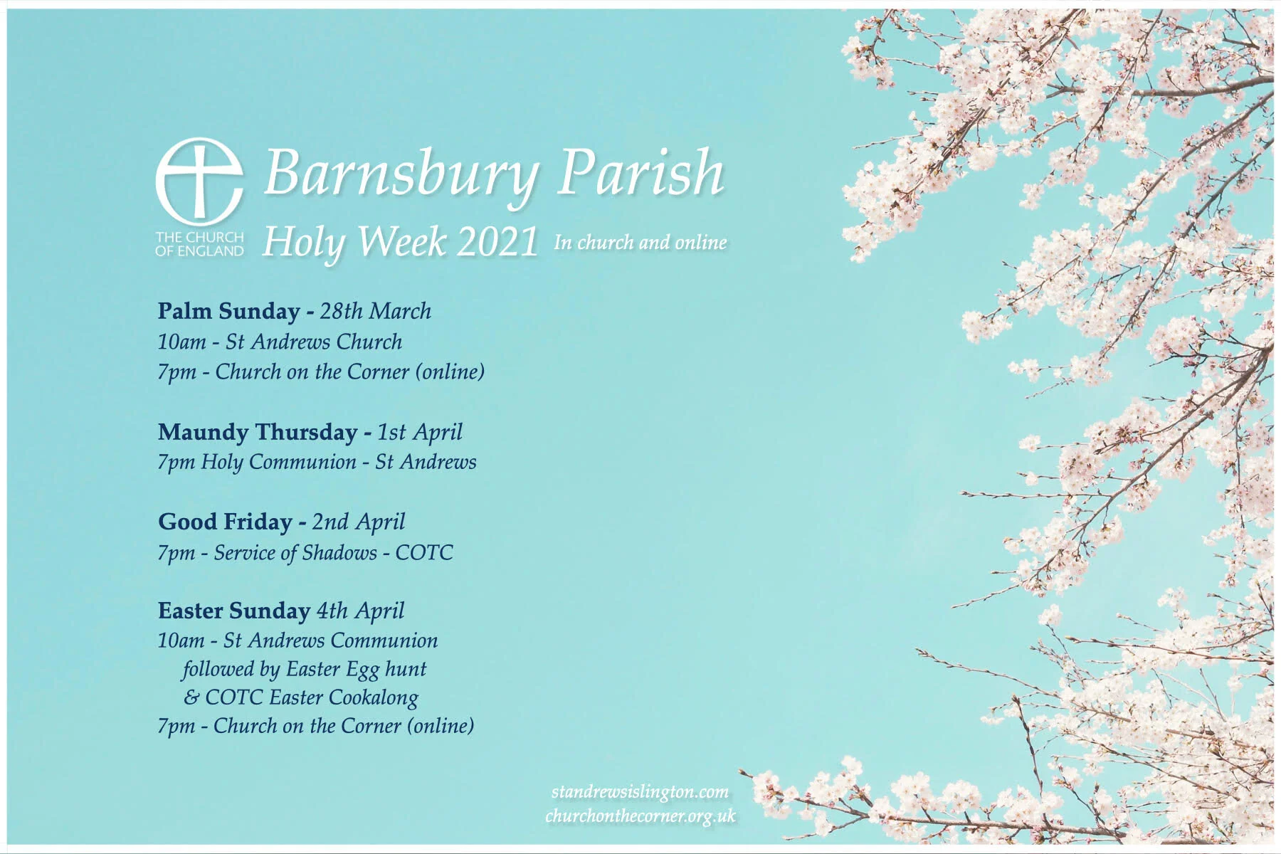 Holy Week in Barnsbury Parish