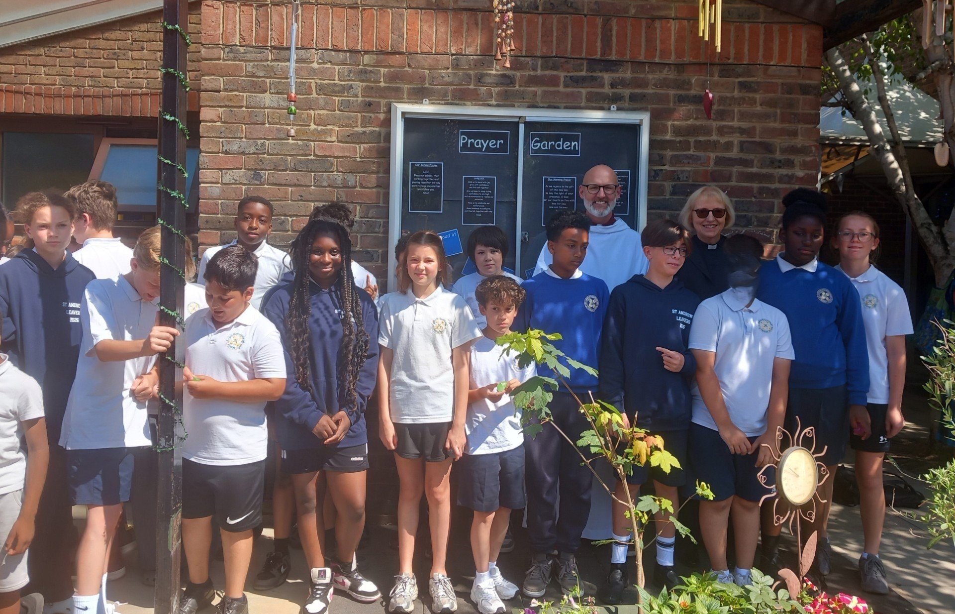 Bishop Rod Green Opens Prayer Garden at St Andrew’s School