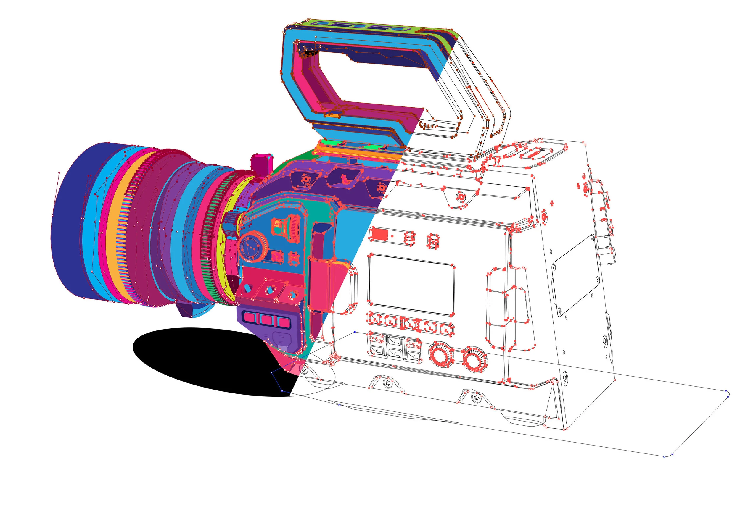 These concepts were created with the intent of publication in film industry magazines.