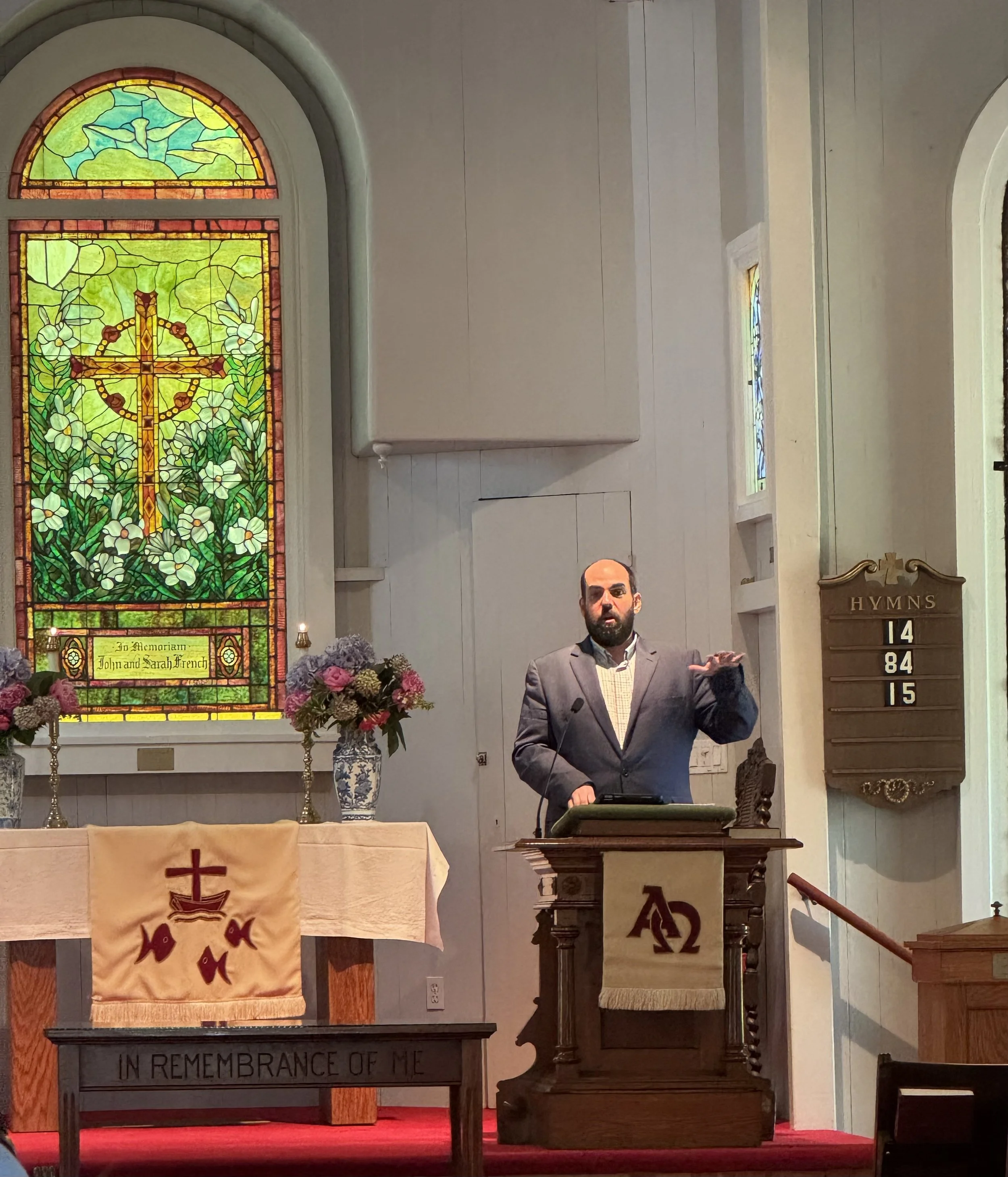 Rabbi Dan preaching.jpeg