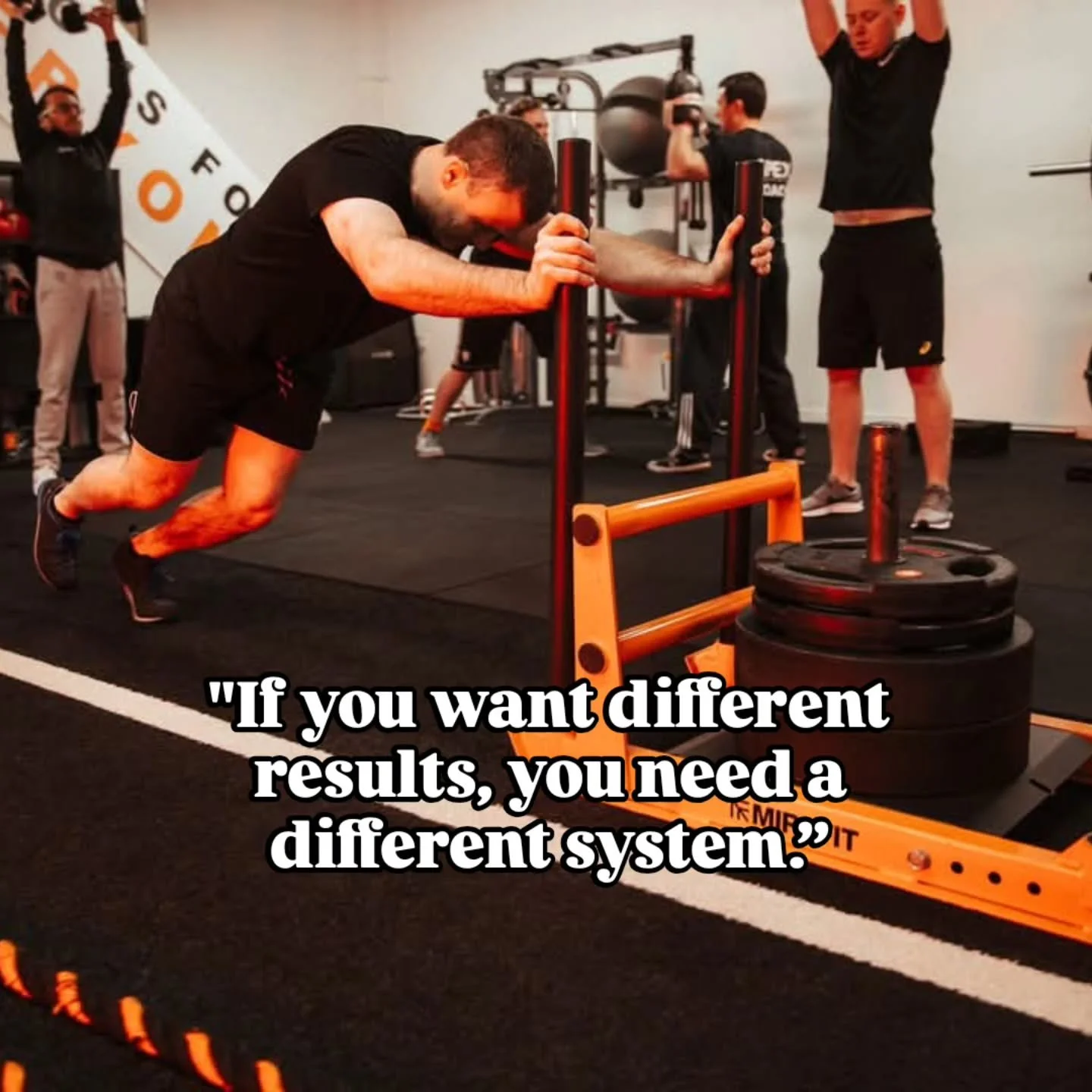 "The results that you are currently getting, your current system is perfectly designed to get them. If you want different results, you need a different system.&rdquo; 

Since we've come to the end of mosts folks first real week back to reality w