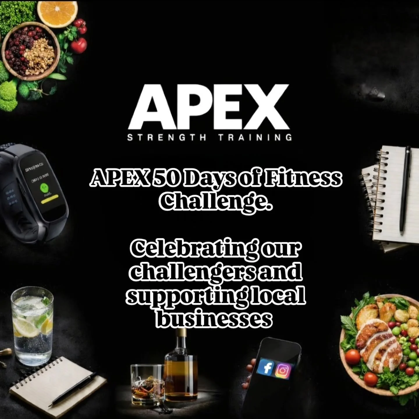 As a small, family-run Ayrshire business ourselves, we&rsquo;re always keen to support other local businesses wherever we can.

Through January and February we ran a challenge for some of our clients - APEX 50 Days of Fitness.

The idea was simple.
S