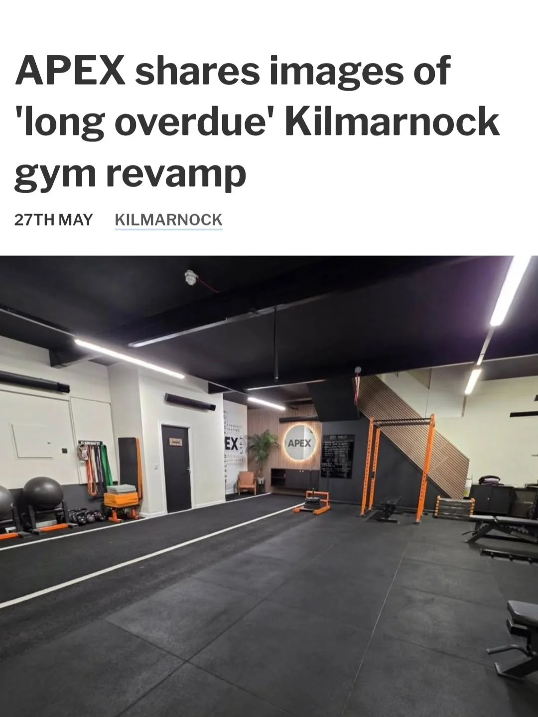 A lovely little surprise to see Ayrshire Today write an article about us!

We had a wee influx of enquiries through our website off the back of this being posted yesterday with everyone saying they'd seen this article - we had no idea!

Whilst we are
