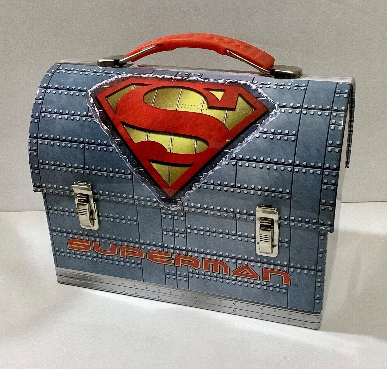 DC Comics Superman Man of Steel Workman Tin Box