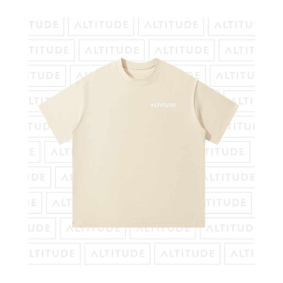 Beer & Burger Tee Apricot (Front).png