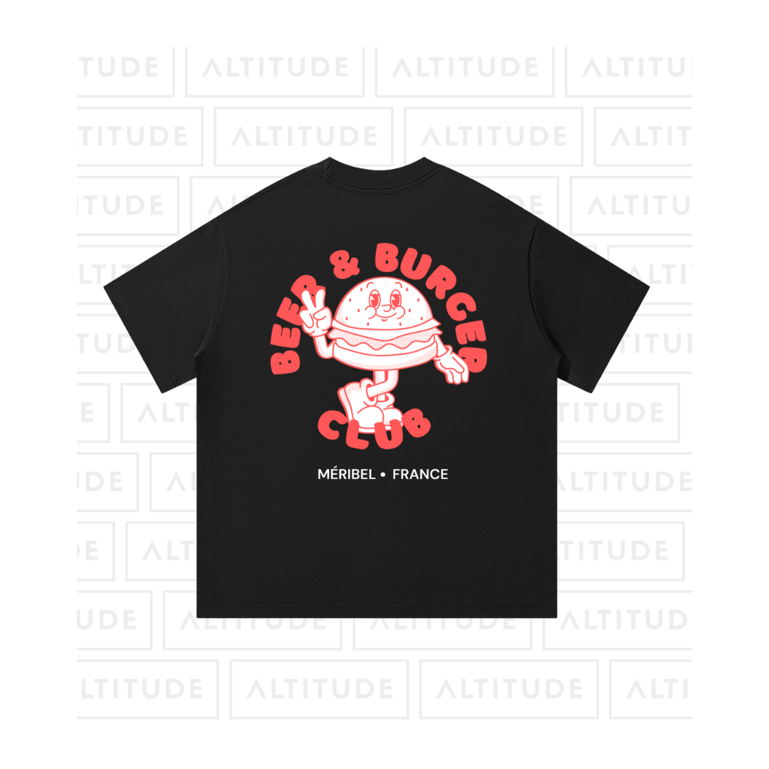 Beer & Burger Tee Black (Back).png