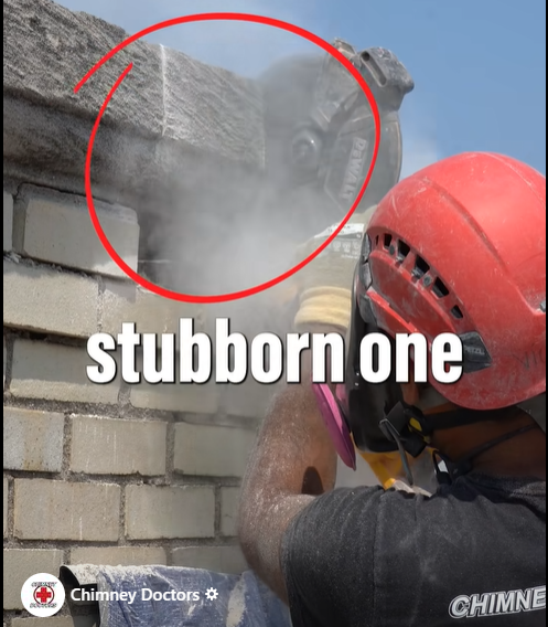 Tearing Down Chimney in St Paul Video