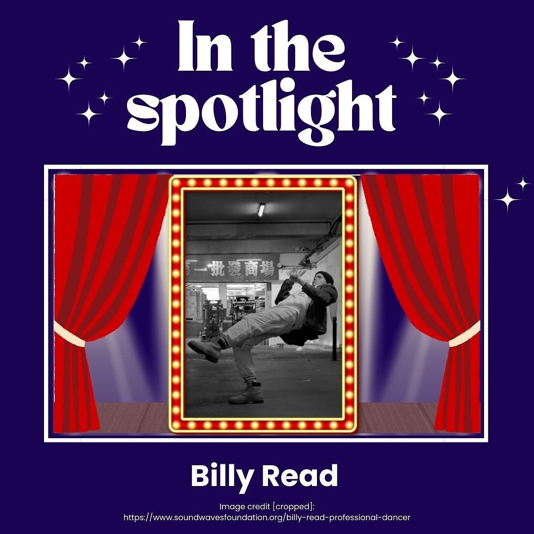 It&rsquo;s Deaf Awareness Week! Today we are celebrating Billy Read&rsquo;s work within dance ❤️
Although we are appreciating this part of Billy&rsquo;s identity today, we would like to remind everyone that an individual is more than just one aspect 