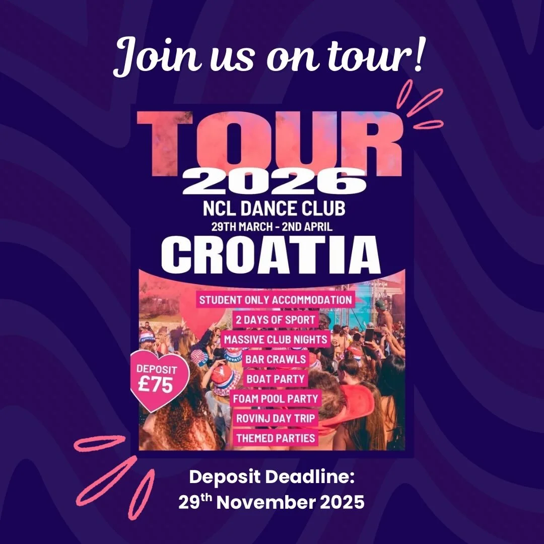 WE&rsquo;RE GOING ON TOUR to Poreč, Croatia from 29th March - 2nd April 2026!

You&rsquo;ll need to join the whatsapp group before booking as all key information is there. There will also be information about how to arrange travel this isn&rsquo;t in