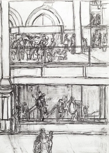 Towards the Flower Stand, Liverpool Street Station