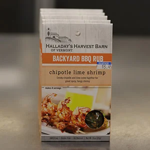 Halladay's Harvest Barn of Vermont Chipotle Lime Shrimp Backyard BBQ Rub