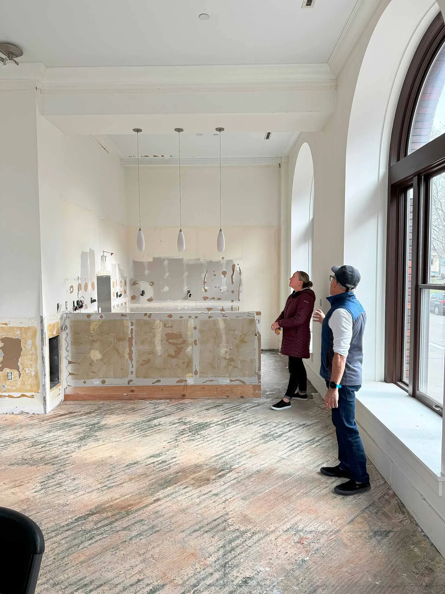 Becky reviewing space post demo.jpg