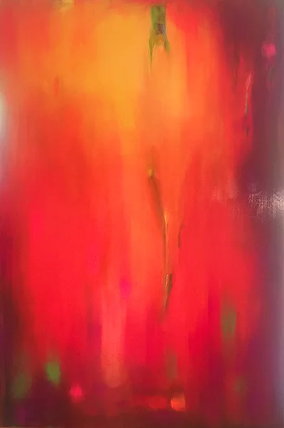 Meditation #3 , oil on linen, 4’ x 6’