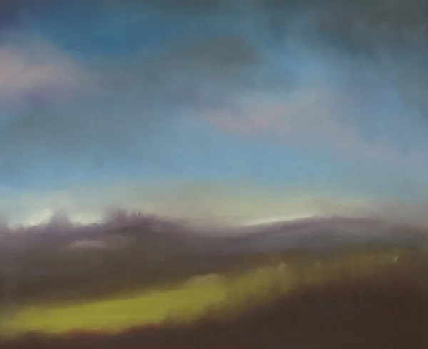 Cotswolds , pastel on board, 16” x 20”