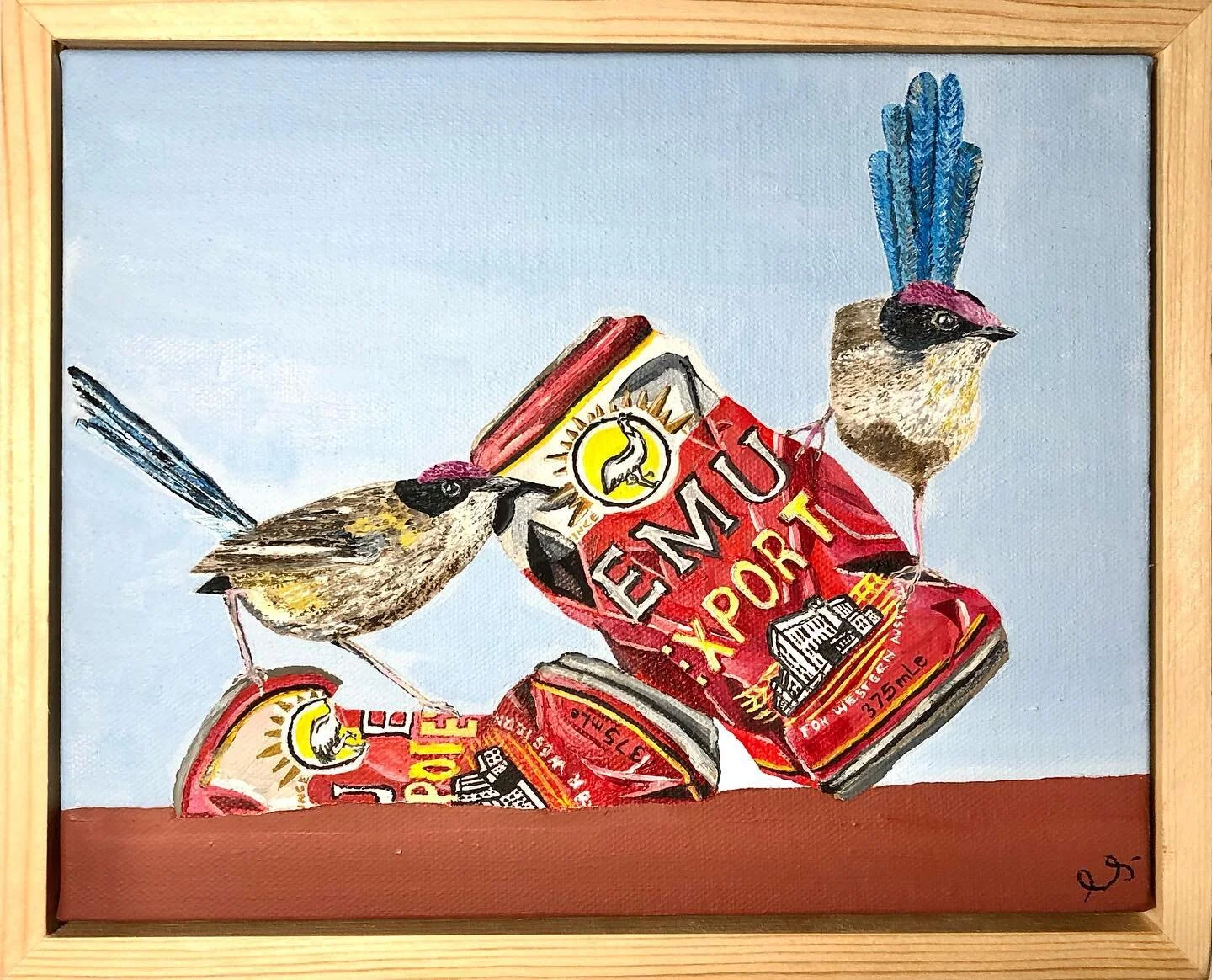 Sold &amp; sold 🔴. You beauty @blackstumpgallery !🍺🐦