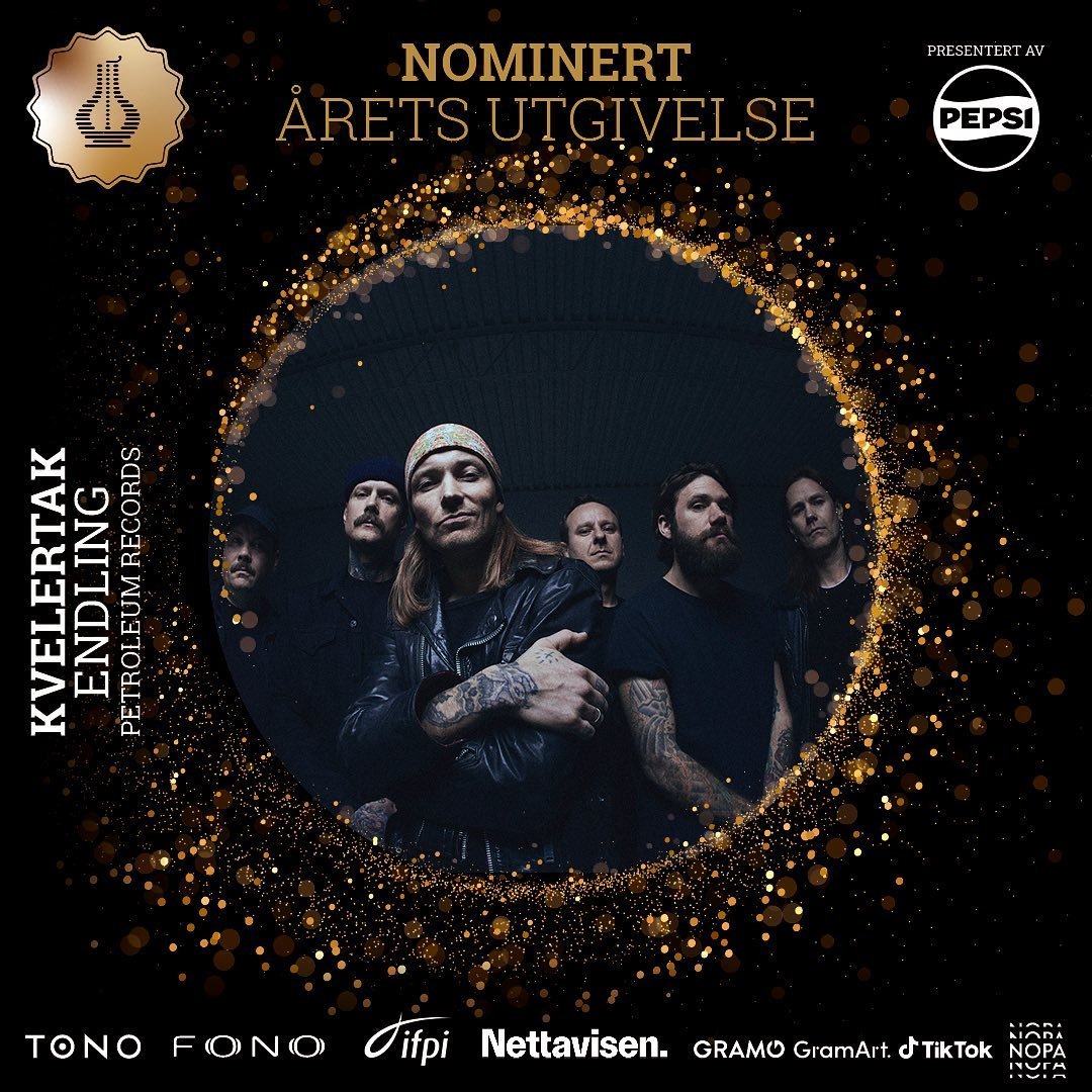 Our album &laquo;Endling&raquo; is nominated in the &laquo;Album of the Year&raquo; category at the Norwegian Grammys 🔥 #spellemann