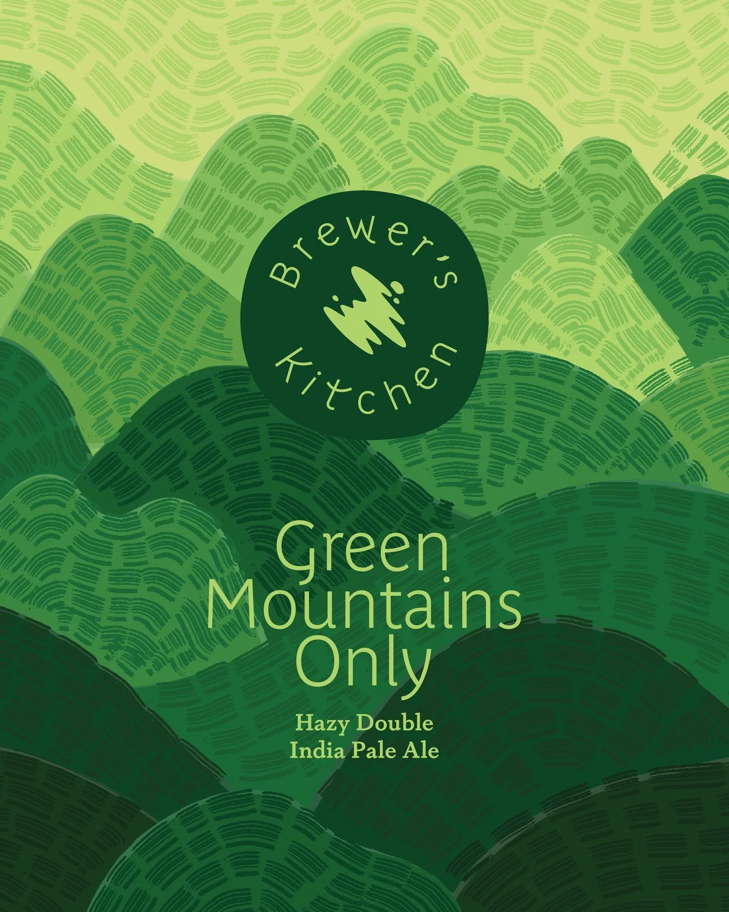 The best things are usually a little excessive. Double dry hopped, 8%, tangerine and stone fruit up front, a pile of citra, simcoe, amarillo &amp; centennial behind it. Green Mountains Only doesn't apologize for any of it. And no, the mountains are n