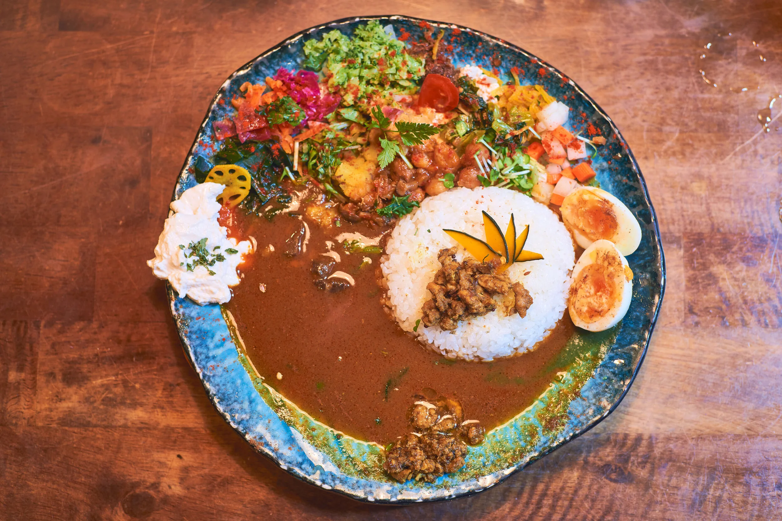 BOTANI:CURRY - Beautiful and colourful plate of curry