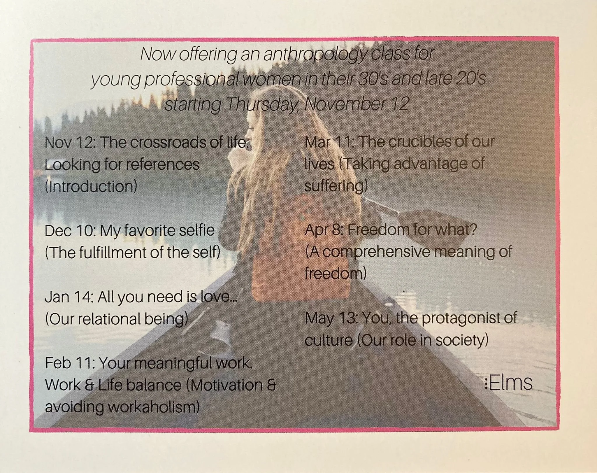 Professional Growth — Elms University Center