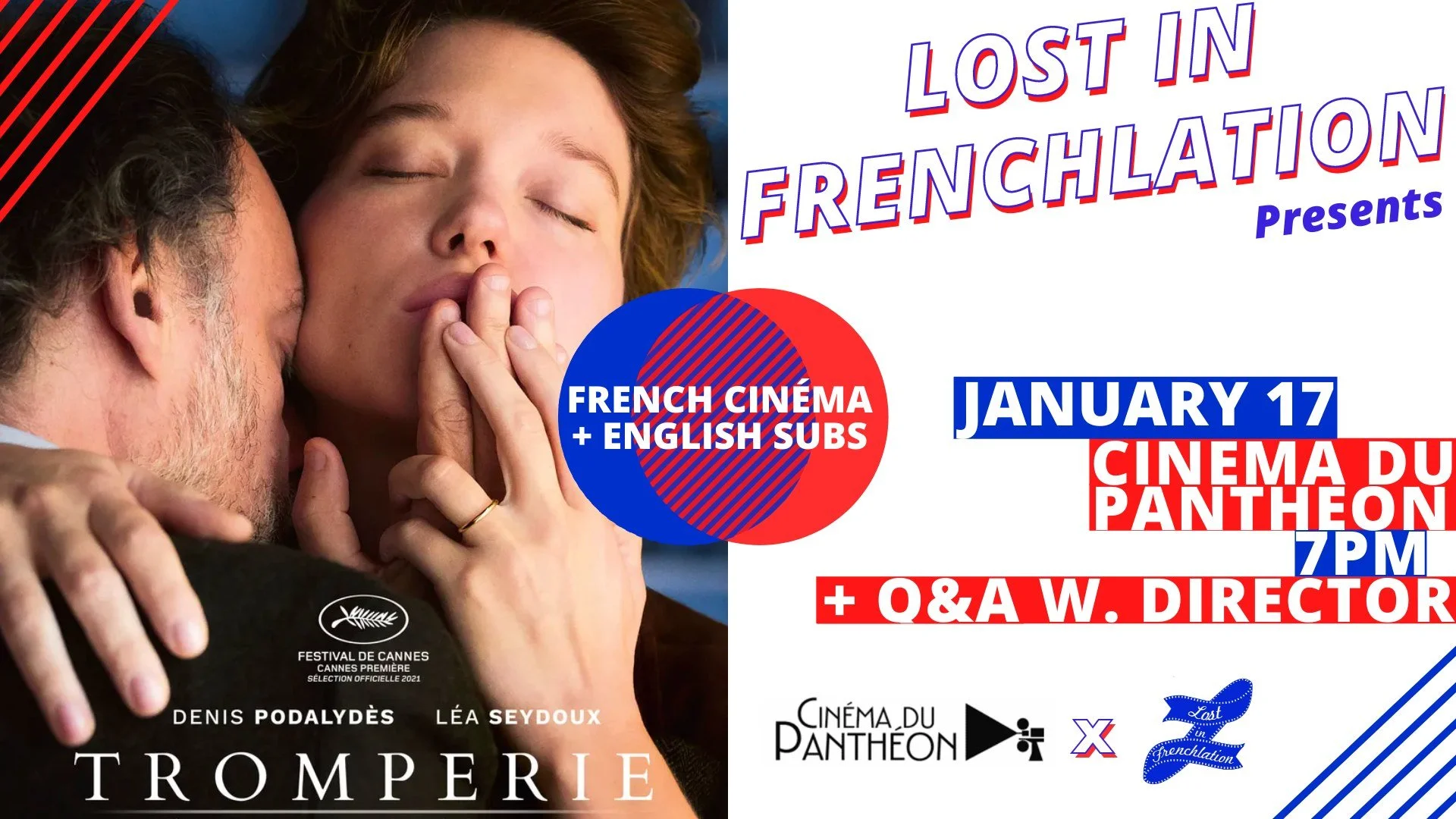  Lost in Frenchlation presents: Tromperie + Q&amp;A with the director