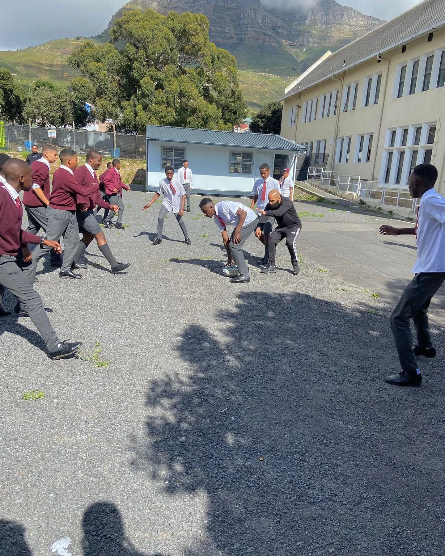 SOHK schools coaching team at Queens Park High School ✅🏉

Week 3: What is Gender? 

#sohk #touchrugby #mentalhealthawareness #schoolsprogramme #schoolofhardknocks