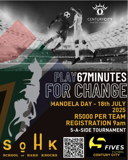 EVENT CHANGED! MANDELA DAY 2025: FRIDAY 18 JULY