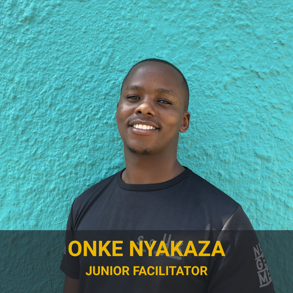 Onke Nyakaza, Junior Facilitator.