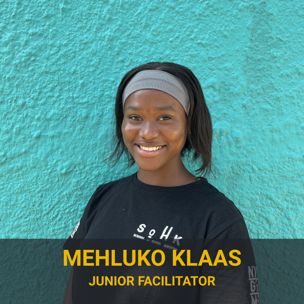 Mehluko Klaas, Junior Facilitator.