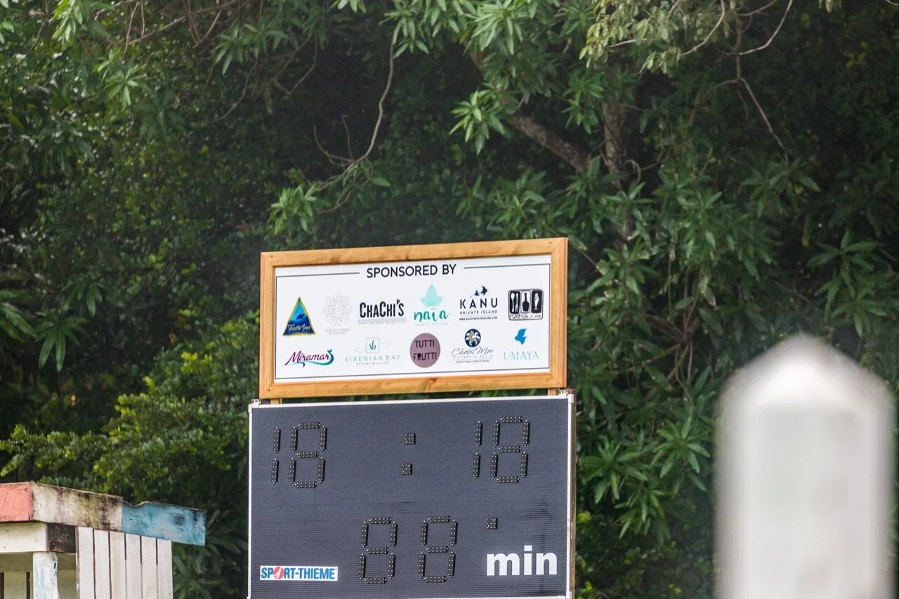 Digital Score Board For Soccer Field Placencia Belize Real Estate Developers Resort Hotel Developers