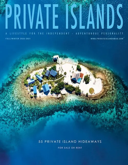 Kanu on cover of Private Island Magazine