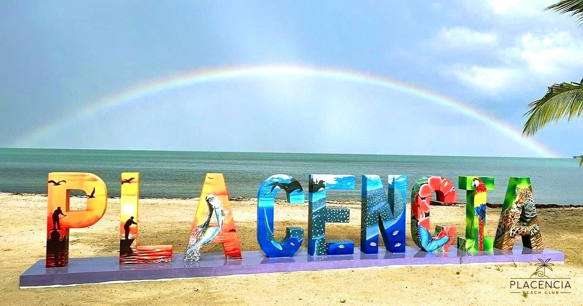 Placencia Mural Sign