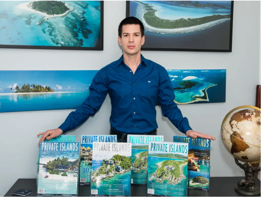 Meet an island salesman who started as a tour guide and now helps the super-rich buy and sell private islands all over the world