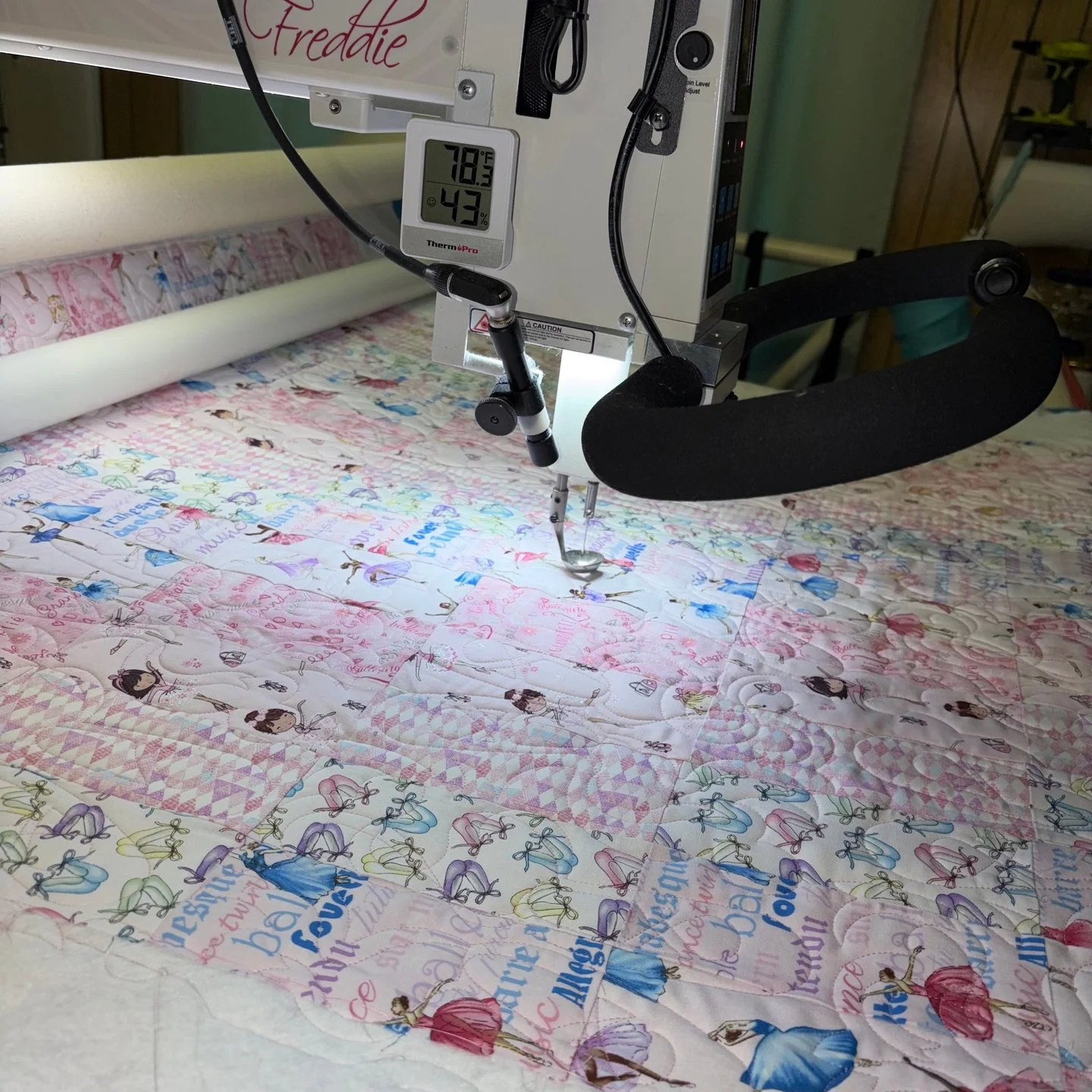 Did you know... I keep records of the quilts I quilt with the pantograph design, sizing, thread color, etc., that way if you see one in a social post that you like and want to duplicate, or if a quilt has to be re-made for some reason - it happens! -