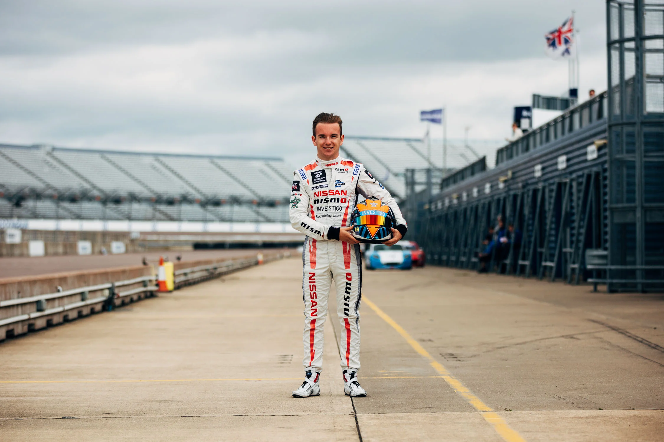 Charlie Robertson @ Rockingham Motor Speedway for Red Bull