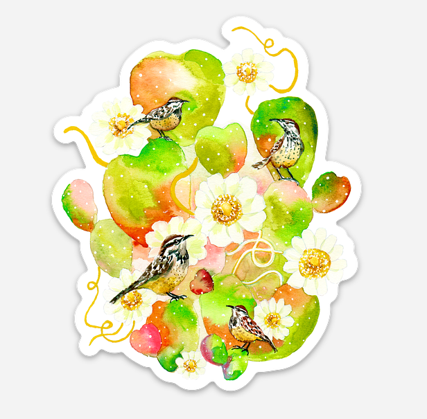 Sticker -cactus wren sample.png