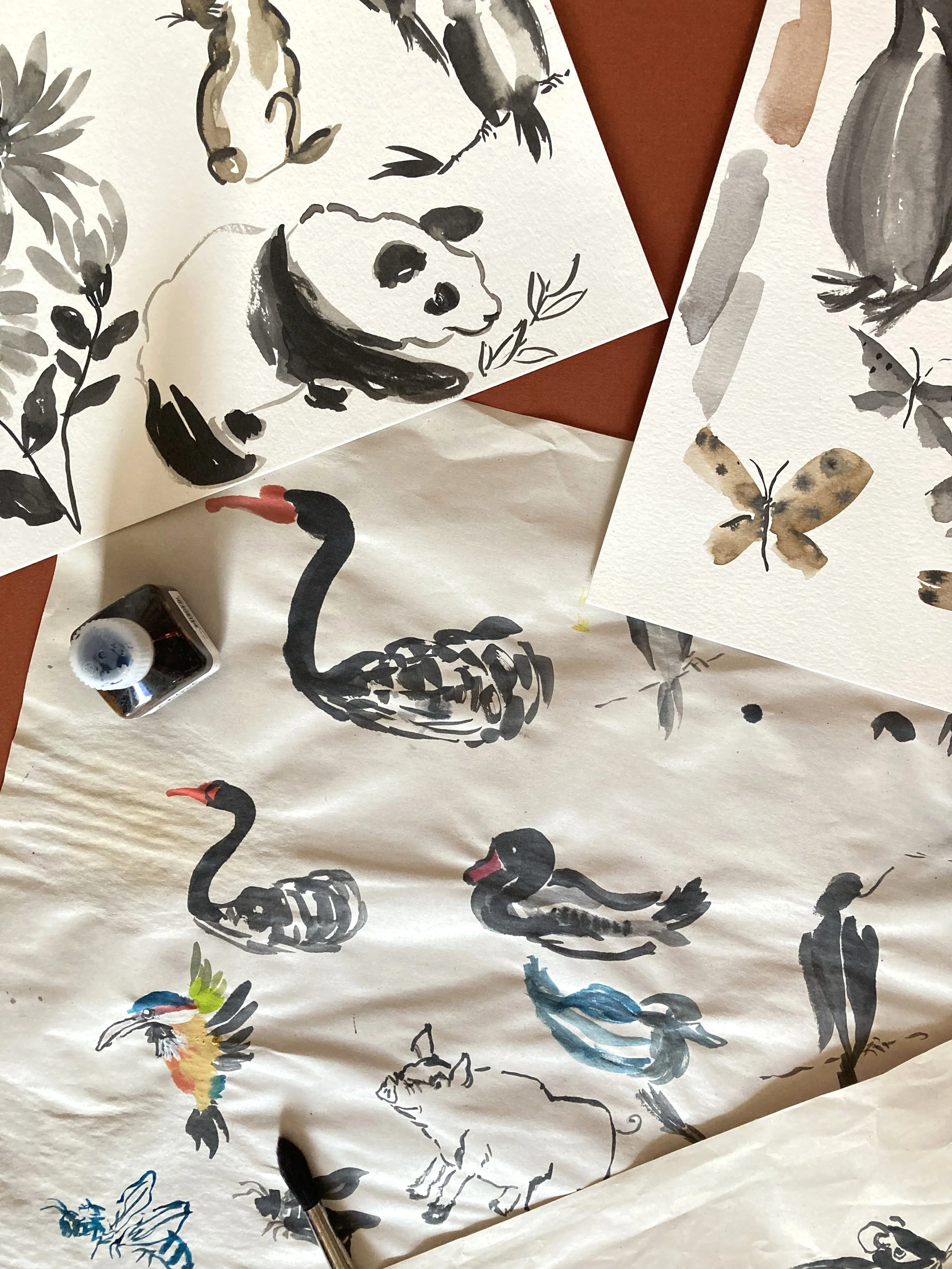 Introduction to Chinese Brush Painting: Animals