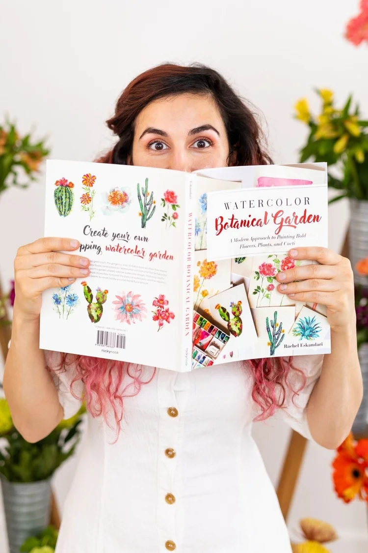 Buy My Book | Watercolor Botanical Painting Step by Step Tutorial by ...