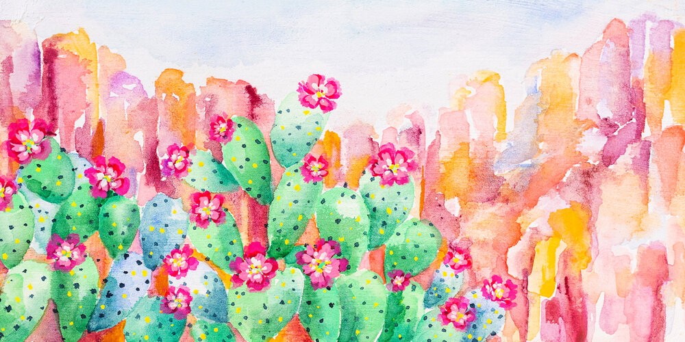 Pink Puddle Parcel Ocean Coast Landscape Watercolor Painting Kit — Pink  Puddle Studio