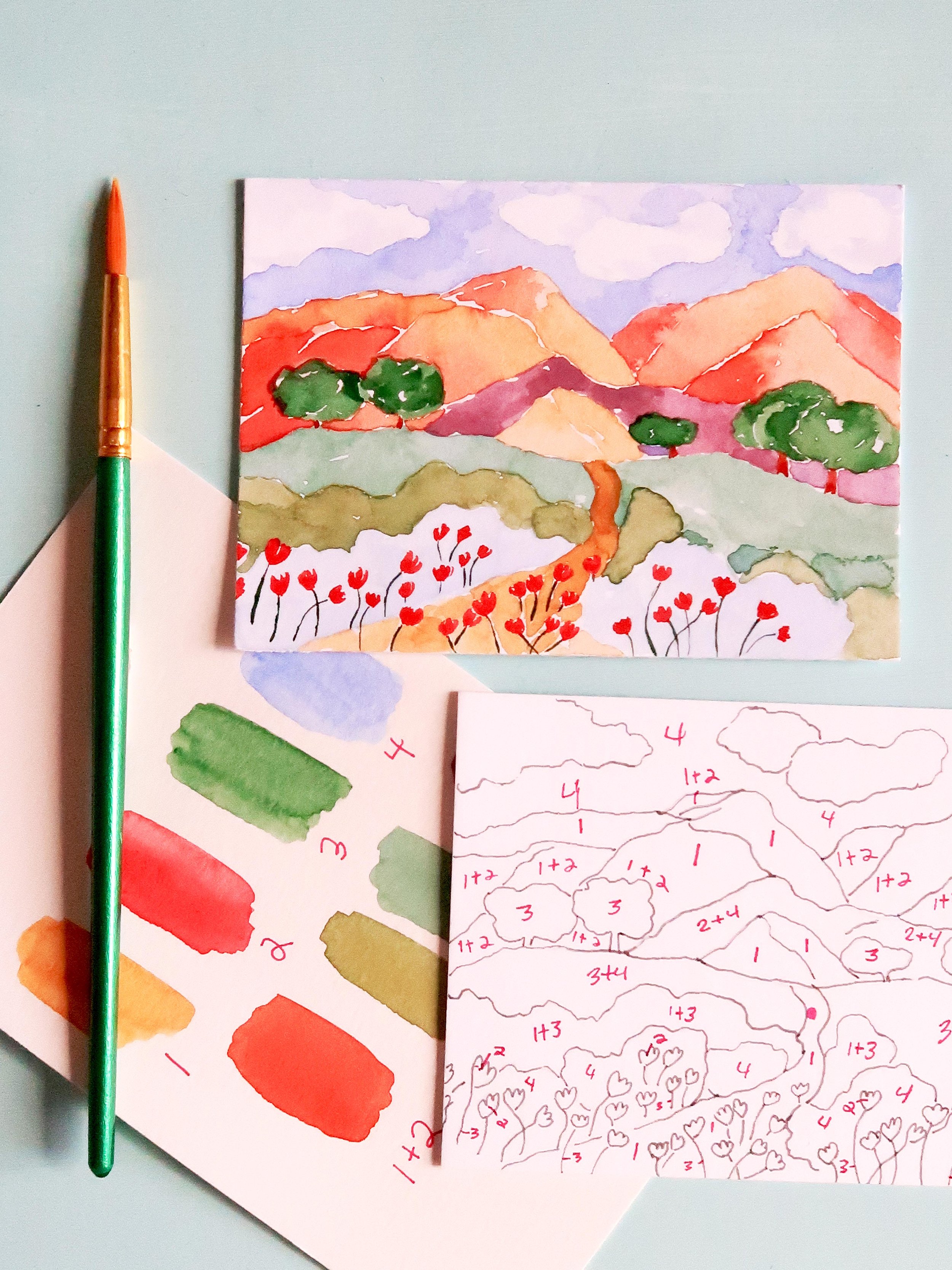 Puddles of Color Handmade watercolor palette for Kids! – The