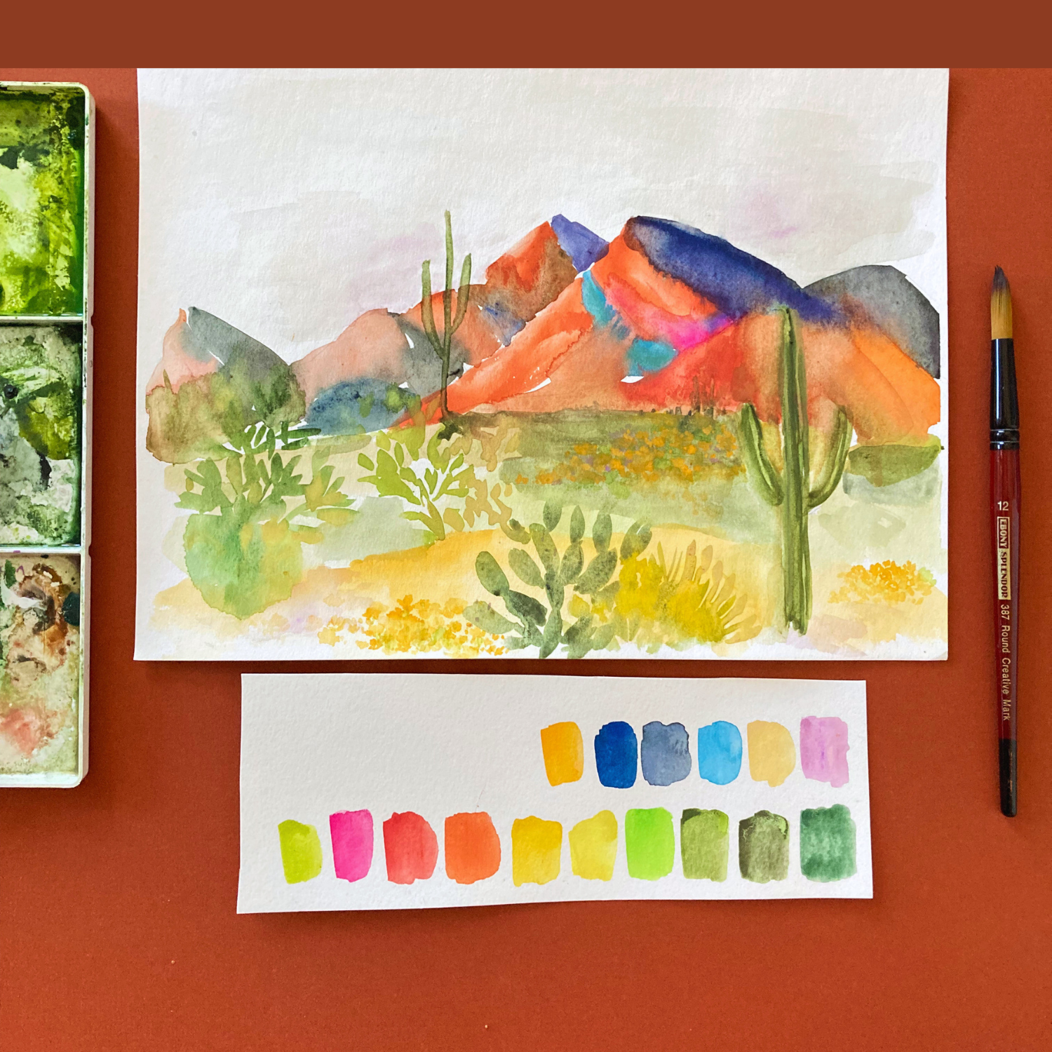 The Arts at Taliesin West: Desert Landscape in Layers: Painting the McDowell Mountains with Watercolor