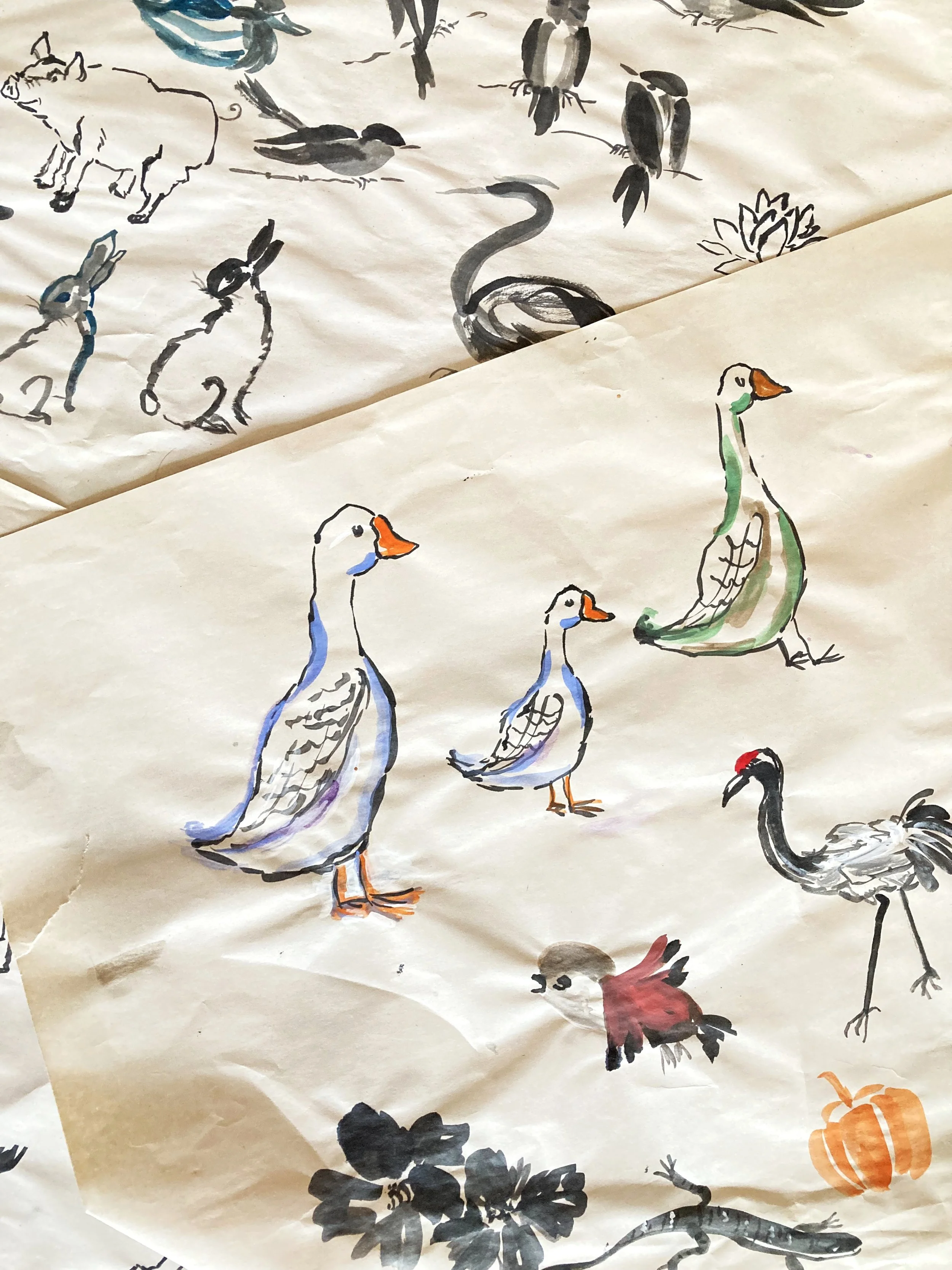 Introduction to Chinese Brush Painting: Animals