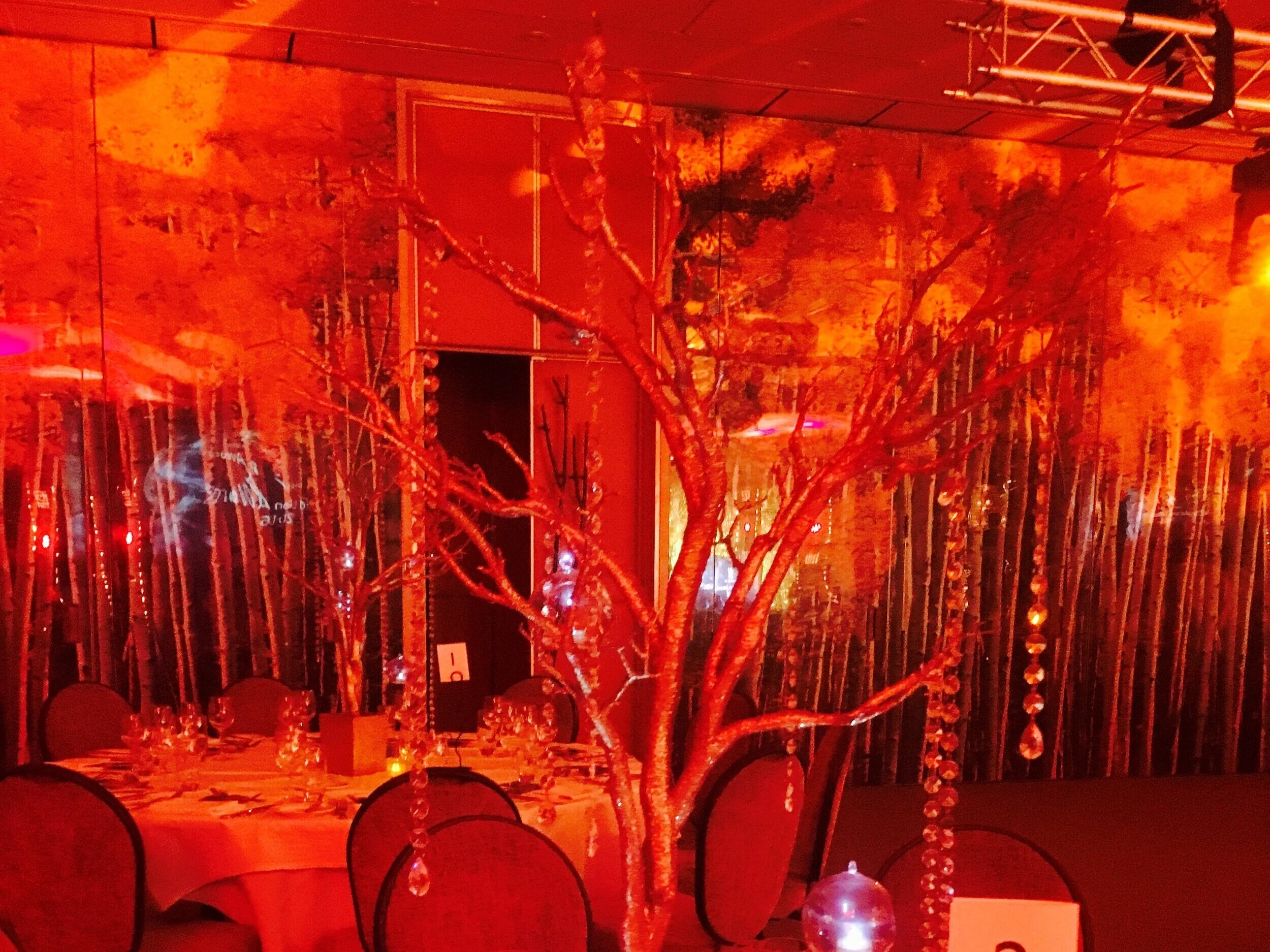 Glitzy Table Centres