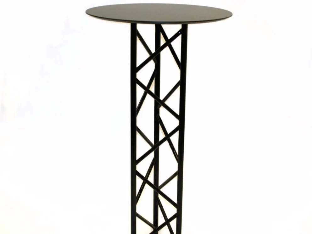 Furniture Hire: Black Poseur Tables