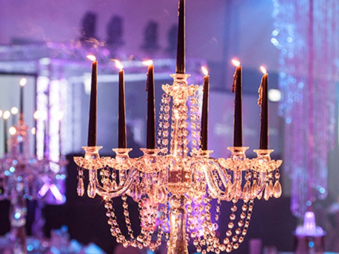 Tall Table Centres: Tall Candelabra Table Centres
